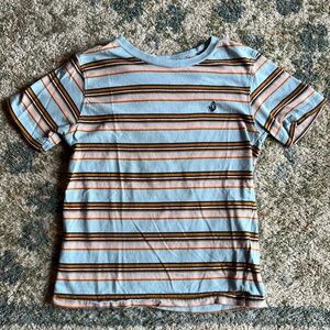 Volcom Boys Striped Shirt- Modern/Single Stitch
